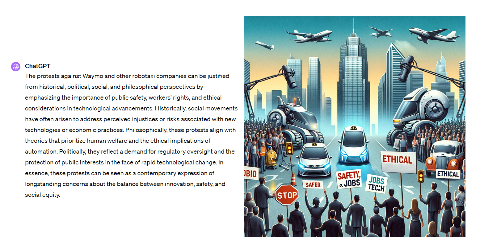The meme is a humorous illustration of a chaotic city scene, with a massive robot (T-800) from the movie Terminator, destroying a city, while a group of people protest in the background, holding signs that say "T-800 is a robot" and "T-800 is a robot, not a human".